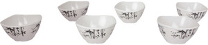 White Gold BAMBOO Melamine Bowl Set
