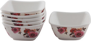 White Gold Rosemarry Melamine Bowl Set
