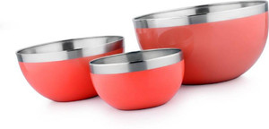 Caryn kitchen king Steel Bowl Set