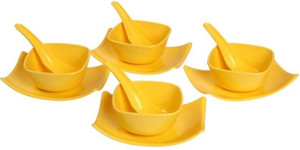 Xudo RICHCRAFT MICROFIBRE BOWL SET(YELLOW) Plastic Disposable Bowl Set