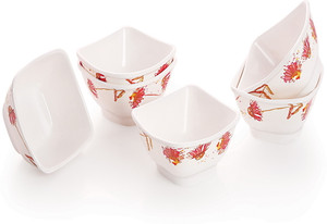 Cello Hestia Melamine Veg Bowl (6 Pcs) Melamine Bowl Set