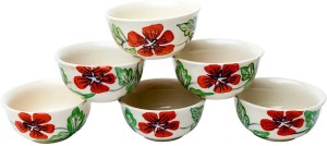 Elite Handicrafts Floral Design Ceramic Bowl Set