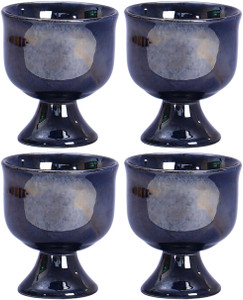 Caffeine Metallic Black Ferrous Stoneware Bowl Set