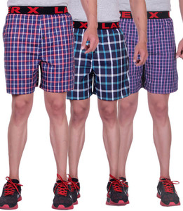 Laser X Checkered Men's Boxer