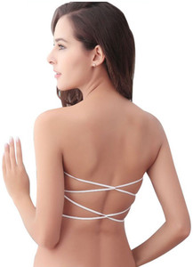 DealSeven Fashion Women's Tube White Bra