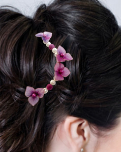 Oddeven Fancy Hair Flower Accessories Brooch With Wedding Party