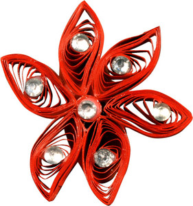 Quilling saree pin store