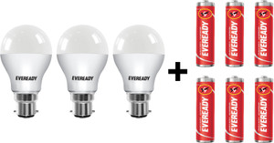 Eveready 9W LED Bulb with Free 6 Batteries