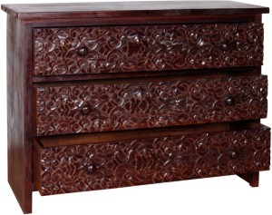 the attic solid wood free standing chest of drawers(finish color - dark walnut)