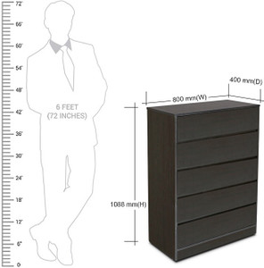 HomeTown Engineered Wood Free Standing Chest of Drawers
