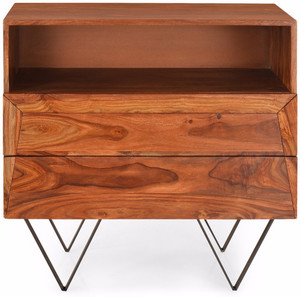 @home by Nilkamal Axial Solid Wood Free Standing Cabinet