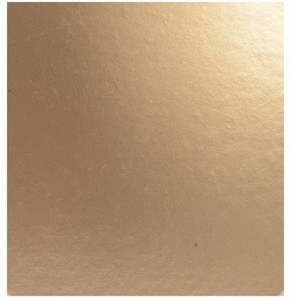 Kosh square board (11 inch, gold, pack of 10) Paper Cake Server