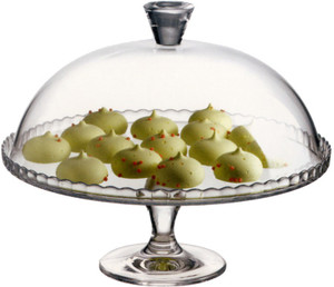 Pasabahce Glass Cake Server