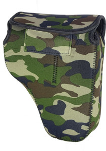 Ozure Carden camouflage camera case soft case for Canon Nikon Sony Pentax SLR camera Size : XL Camera Bag