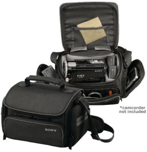 Black Lowepro Edit 130 Camcorder Bag 