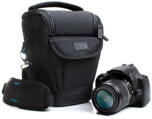 USA Gear Weather Resistant DSLR Zoom Holster Carrying Case Bag by USA Gear (Medium Size) - Works With Nikon D3300 , Canon E0S Rebel T6 , Panasonic Lumix DMC-FZ300 and More Camera Bag