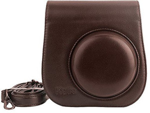 Katia Mini 8 case, PU Leather Camera Case with Shoulder Strap and Pocket for Fujifilm Instax Mini 8 Camera Camera Bag