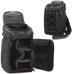 Accessory Power Professional Camera Bag / Backpack by USA Gear with Rain Cover Accesory Storage and Customizable Dividers - Works w/ Canon , Nikon , Sony and Many Other DSLR , Mirrorless , Action and Instant Cameras Camera Bag