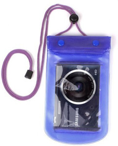 DURAGADGET Durable Waterproof Camera Carry Dry Case With Adjustable Neck Strap For Samsung ST72 Digital Camera 16.2 Megapixels 3-Inch Screen Camera Bag