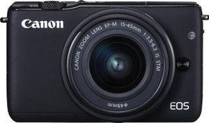 Canon EOS M10 with EF-M15-45 mm f/3.5 - 6.3 IS STM Mirrorless Camera
