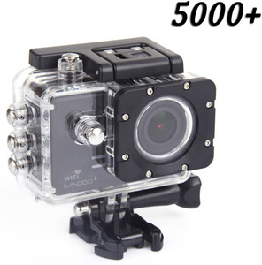 SJCAM 5000 Wifi + Sjcam Sj5000+ Water Resistant Helmet Head Video Camcorder (Black) Sports & Action Camera