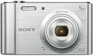 sony cybershot dsc-w800/sc in5(20.1 mp, 5 optical zoom, 13x digital zoom, silver)