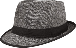 FabSeasons Solid Fedora Hat Cap