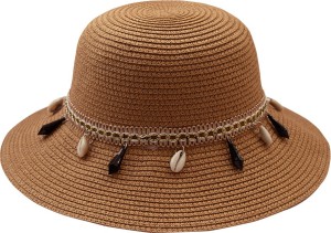 Hats Offf She Shells (Brown) Fashion Hat Cap