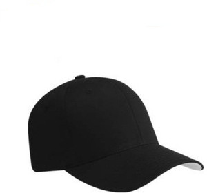 Alamos Solid Stylish Black Baseball Cap