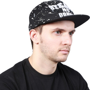 Noise Printed Snapback Cap