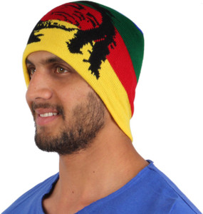 Sushito Striped Winter Skull Cap