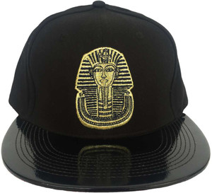 Hater Snapback Gliffics Pharaoh Black Solid Sports Regular Cap Cap