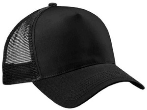 Thug Life Solid Black Mesh Baseball Cap