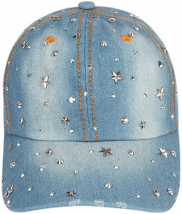 ILU Denim Stars caps blue cotton, Baseball, caps, Hip Hop Caps, men, women, girls, boys, Snapback, Trucker, Hats cotton caps Cap Cap