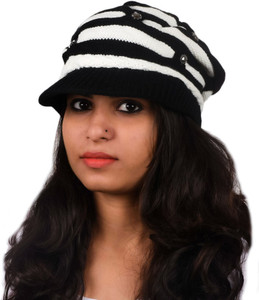 Tiekart Embellished Winter Knitted Cap Cap