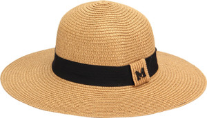 FabSeasons Solid Beach Sun Hat Cap