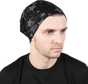 Noise Fault in our stars Beanie-Black Printed Skull Cap