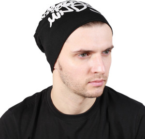 Noise Genuine Urban Minds Beanie-Black Printed Skull Cap