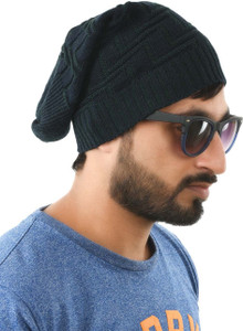Tiekart Self Design Woollen Cap