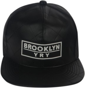ILU Solid Brooklyn caps black faux leather, Baseball, caps, Hip Hop Caps, men, women, girls, boys, Snapback, hiphop, Mesh, Trucker, Hats cotton caps Cap Cap