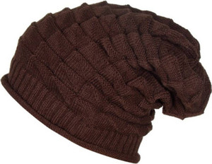 FAS Checkered Brown skull & Beanie Cap