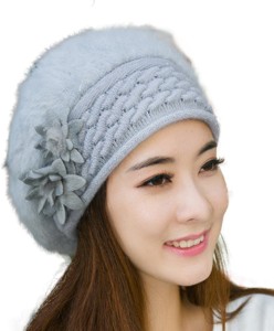 iSweven Solid Beanie, skull, Winter, fashion, knitted woolen, Hat Cap