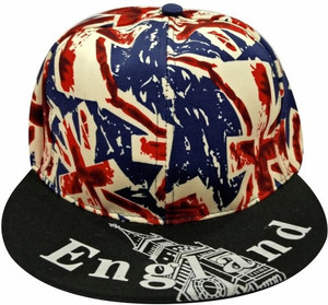 TakeInCart TIC-506 England Solid Snapback Cap