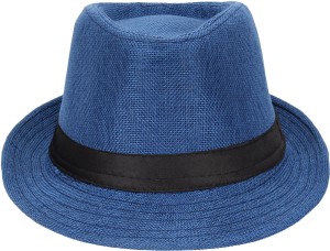 Eccellente Solid Fedora Hat Cap
