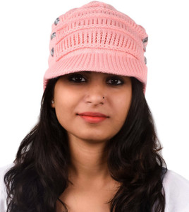 Tiekart Embellished Winter Knitted Cap Cap