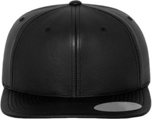 ILU Solid Black, Leather, Snapback, baseball, Hip Hop, Hat, Caps, summer caps Cap