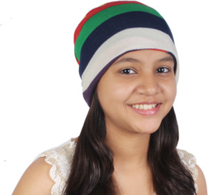 Sushito Striped Beanies Winter Skull Cap