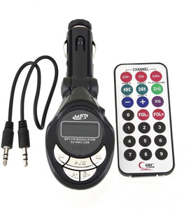 Car fm transmitter with clearance remote