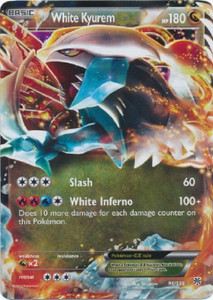 POKEMON White Kyurem Ex Card White Kyurem Ex Card . Buy Pokemon