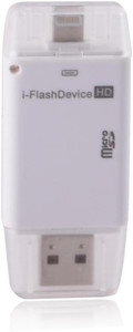 Burfa i Flash Drive HD OTG Micro SD Card Reader forAll Apple I Phone , I Pad , And I Pod Card Reader Card Reader